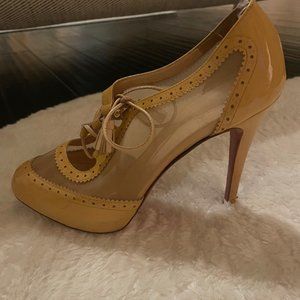 Christian Louboutin Mesh Heels Size 7 US/ Size 38 EU